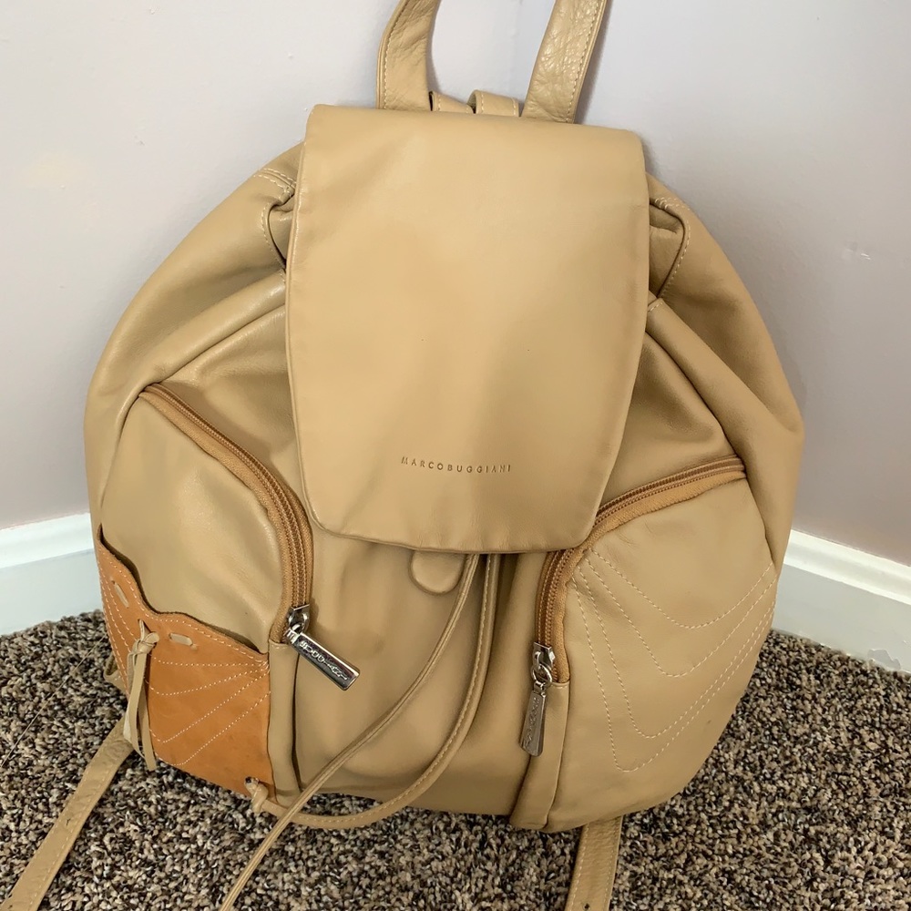 Leather bag by Marco Buggiani. Made in Italy